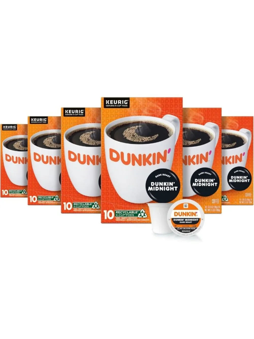 Dark Roast Coffee K-Cup Pods, 60 Count - Rich Flavor, Perfect for Keurig